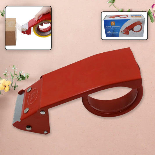 Metal Packing Tape Dispenser Cutter for Home Office use, Tape Dispenser for Stationary, Tape Cutter Packaging Tape