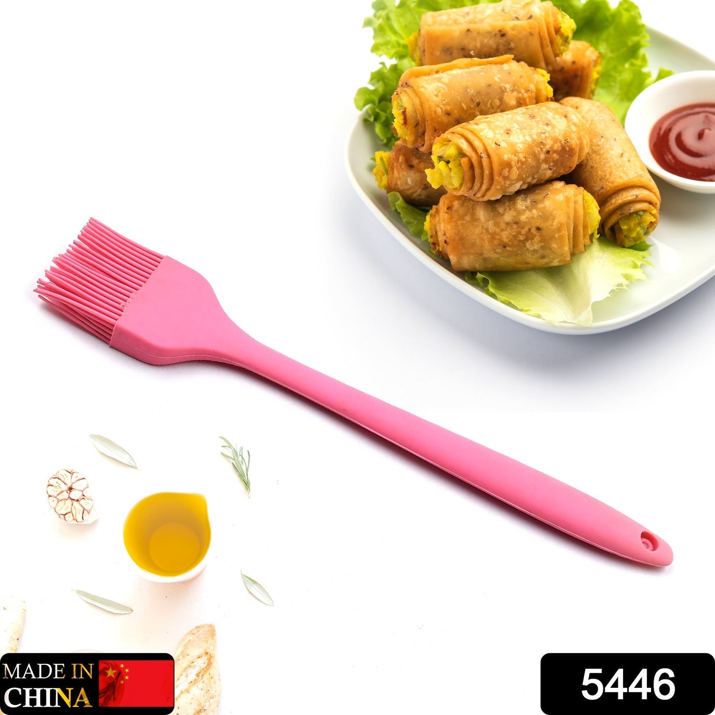 Silicone Basting Brush - Heat Resistant Pastry Baking Bread Cake Oil Butter Brushes for BBQ Grill Kitchen Brush (26cm)