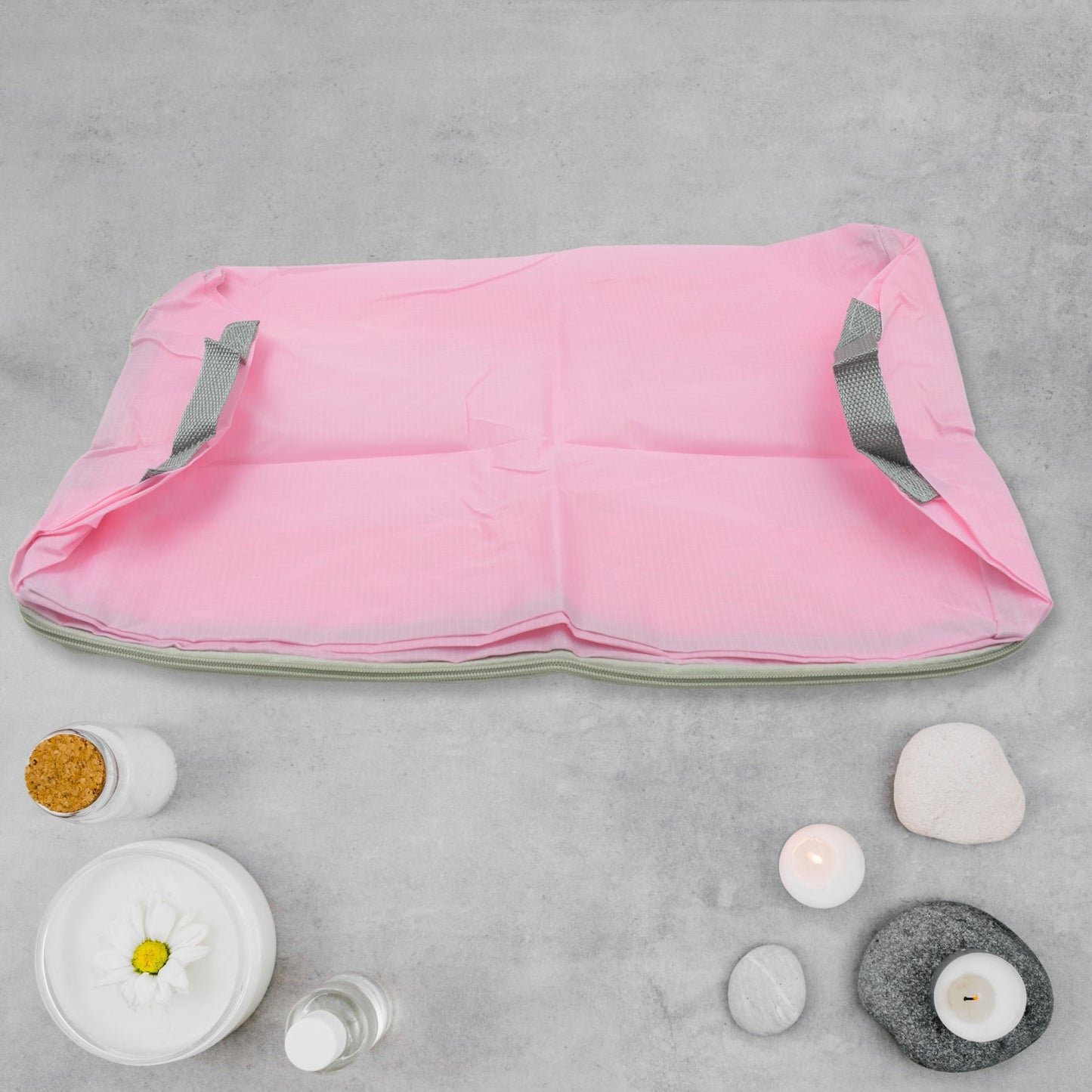 Storage Bag with Zipper and Space Saver Comforter bag, Quilt, Bedding, Clothes, Blanket Storage Organizer Bag with Carry Handles for Closet Waterproof Fabric Garment Bag