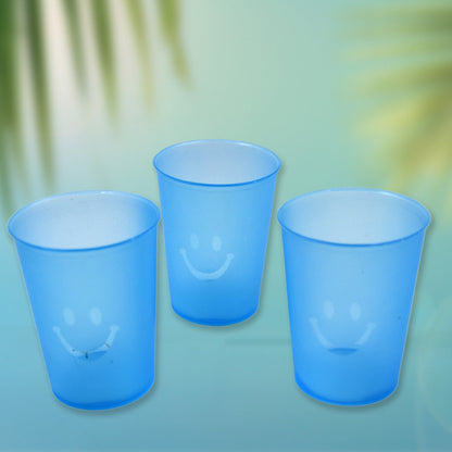 Plastic Tumblers Lightweight Cups / Glass Reusable Drinking Cups Restaurant Cups Dishwasher Safe Beverage Tumblers Glasses for Kitchen Water Transparent Glasses 3 pc Set