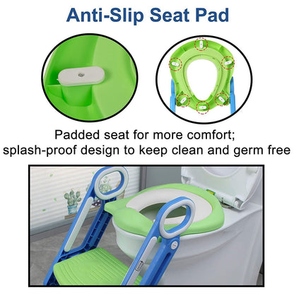 2 in 1 Training Foldable Ladder Potty Toilet Seat for Kids  -----