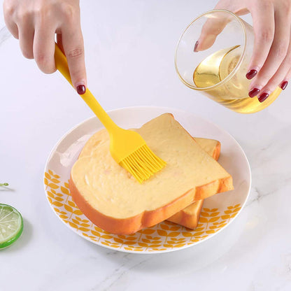 Silicone Basting Brush - Heat Resistant Pastry Baking Bread Cake Oil Butter Brushes for BBQ Grill Kitchen Brush (26cm)