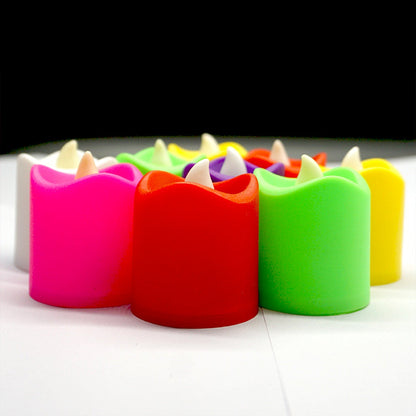 Festive Lighting for Any Occasion: 24 Pack LED Tealight Candles (Multicolor)