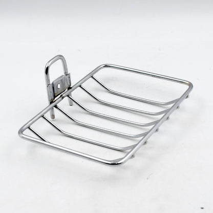 Kitchen, Bathroom Stainless Steel Wall Mounted Self Adhesive Magic Sticker Soap Dish Holder Wall Hanging Soap Storage Rack