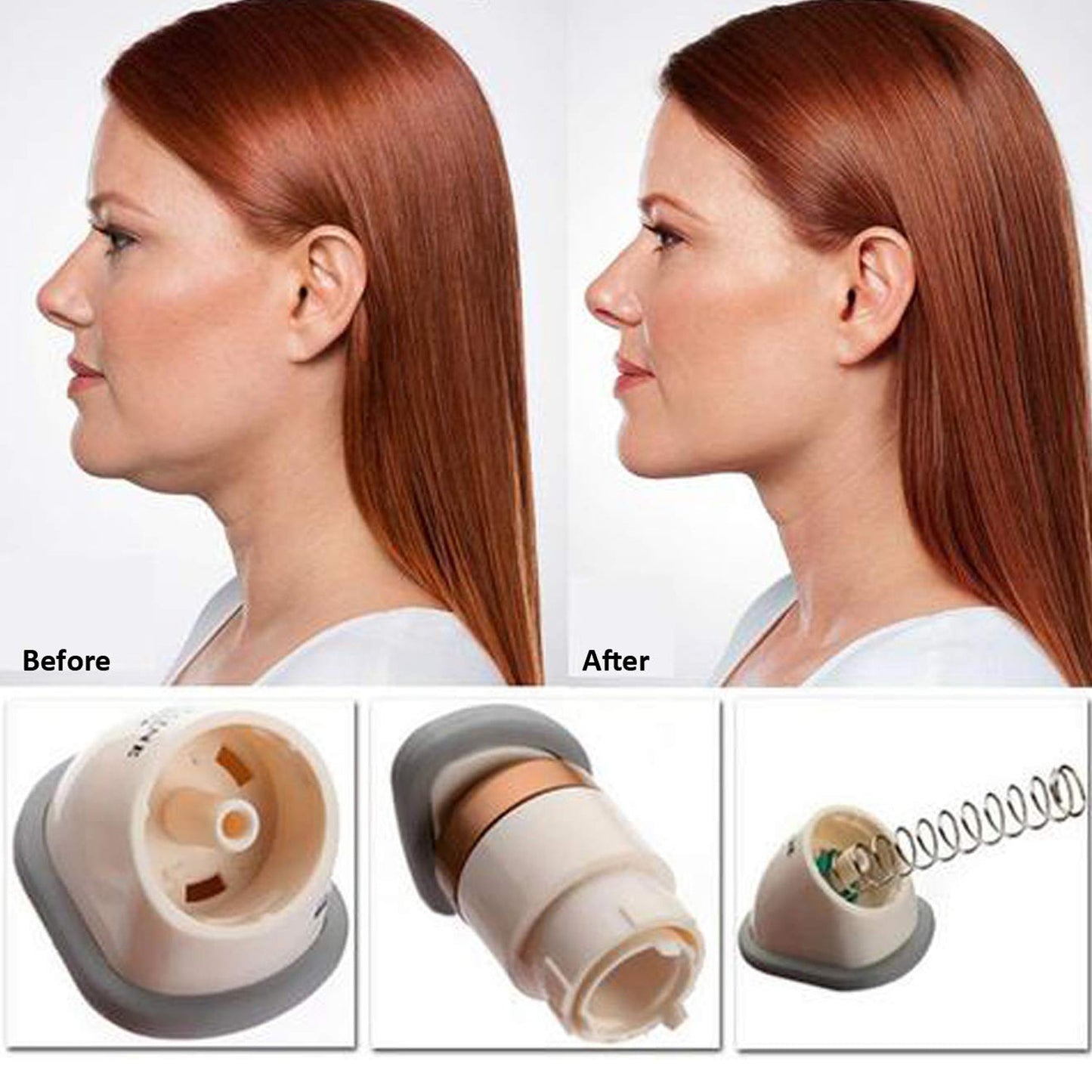 Double Chin Up Massager & Jawline Exerciser (1 Pc)