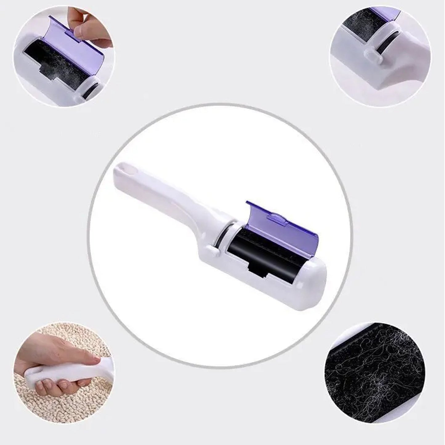 Hair Remover Lint Rollers For Pet Hair Pet Fur Remover Lint Remover Brush Keep The Animal And House Clean And Tidy, Clean Sheets, Carpet Cleaning, Suit Clean