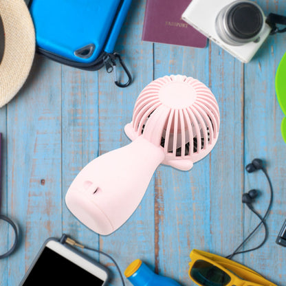 Portable Small Electric Fan Handheld, Rechargeable Mini Student Handheld Dormitory Class Personal Fan