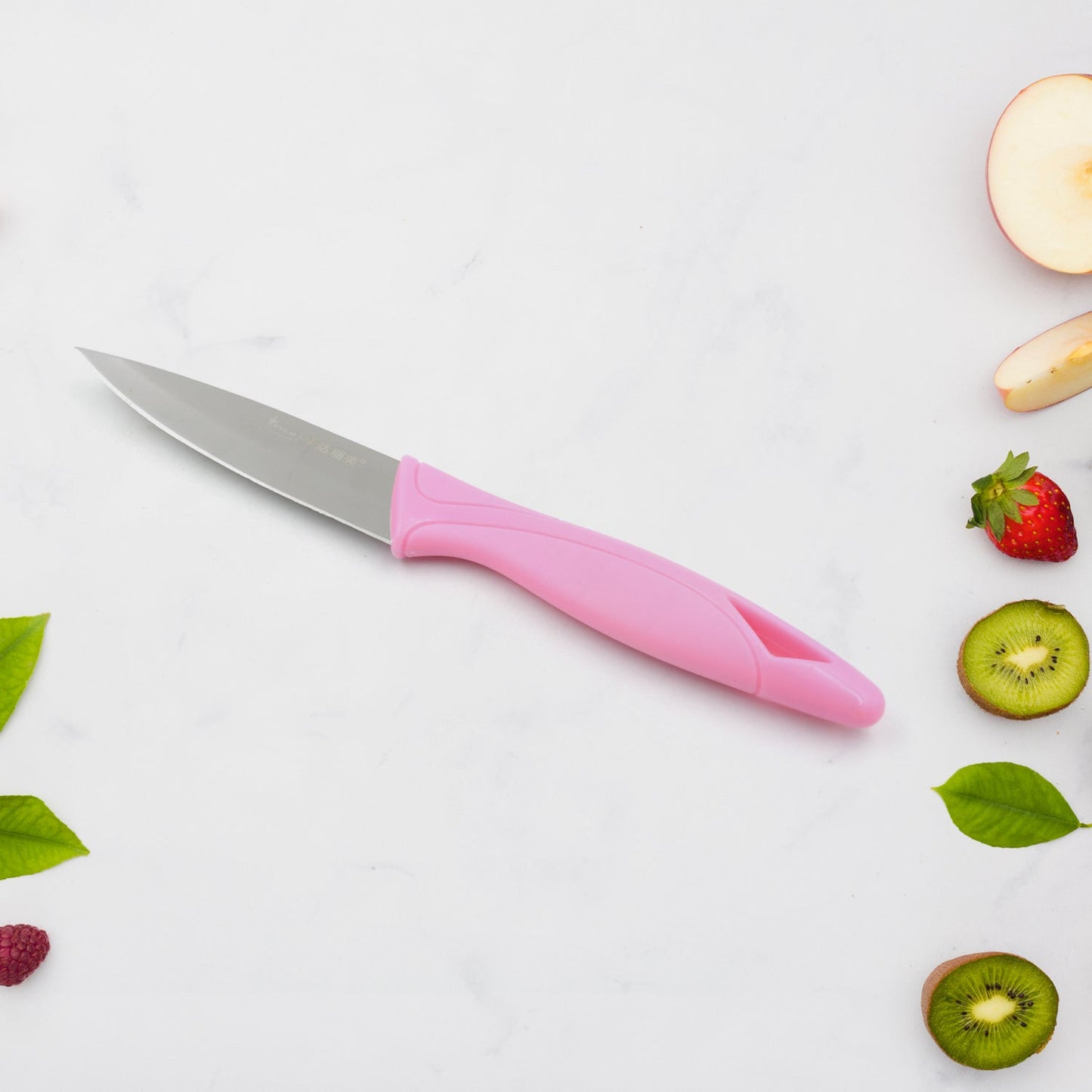 Stainless Steel Fruit Knife, New Sharp and Durable Fruit Knife Small, Comfortable Non-slip Handle, with Protective Cover, Suitable for Most Types of Vegetables and Fruits(1 Pc)