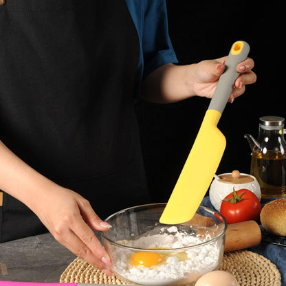 Spatula Kitchen Omelet Turner Silicone Non-Stick Omelet Scraper Silicone Pigment Scraper with Non Slip Grip for Kitchen Omelet Pancake