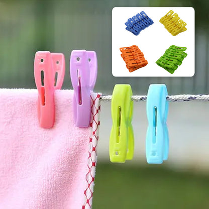 Multifunction Plastic Heavy Quality Cloth Hanging Clips, Plastic Laundry Clothes Pins Set of 20 Pieces