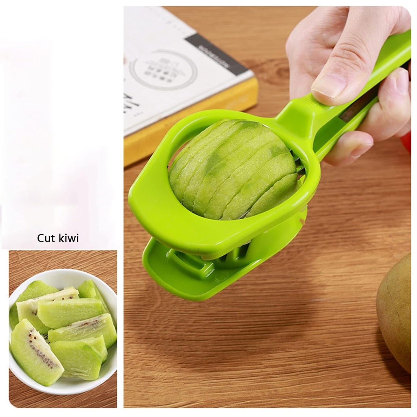 Multipurpose Slicer with Seven Blades, Egg Slicers Stainless Slicer, Strawberry, Tomato, Kiwi, Fruit Cutter, Divider Separator