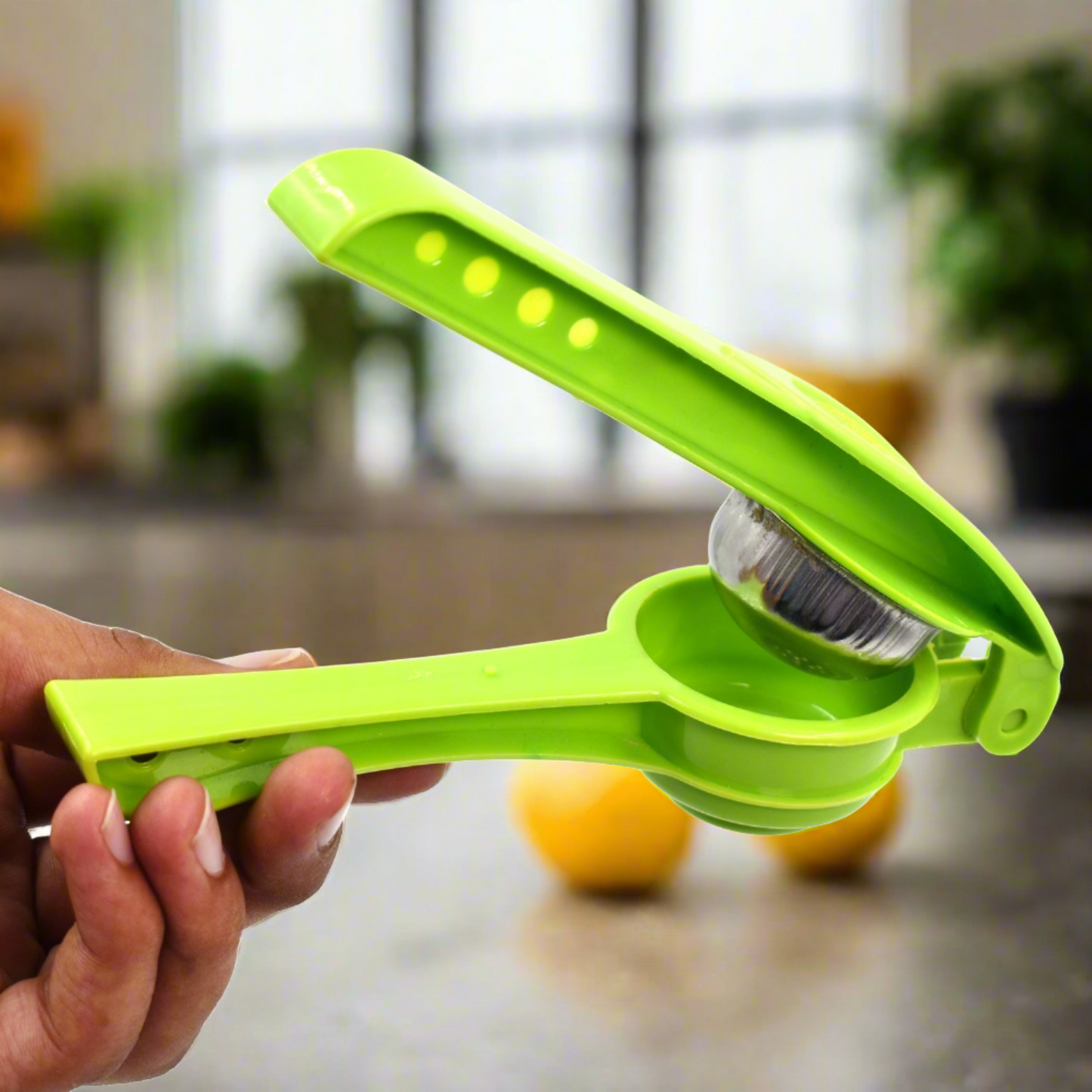 Plastic Lemon Squeezer Cum Opener 2 in 1 Lemon Squeezer