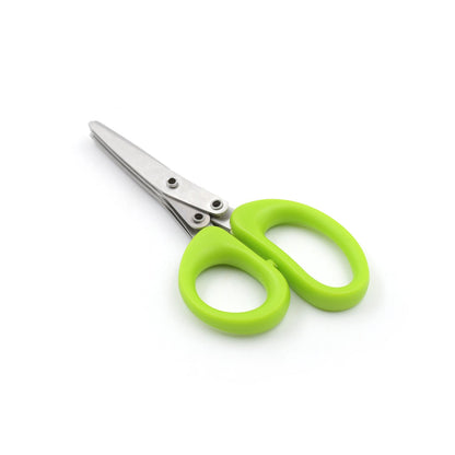 Multifunction Vegetable Stainless Steel Herbs Scissor with 3 Blades