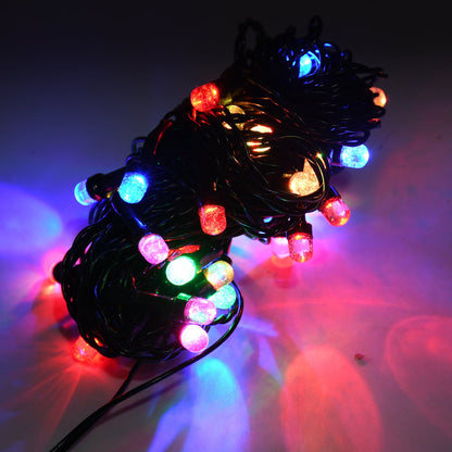 9Mtr Flower Design Home Decoration Electrical Series Light Home Decoration Diwali & Wedding LED Christmas String Light Indoor and Outdoor Light ,Festival Decoration Led String Light, Multi-Color Light (36L 9Mtr)