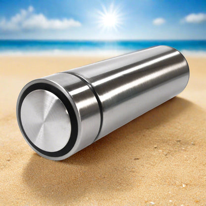 Double Stainless Steel Wall Smart Flask Vacuum Insulated Water Bottle | Perfect for Hot and Cold Drinks | for Campaign Travelling (450ml)