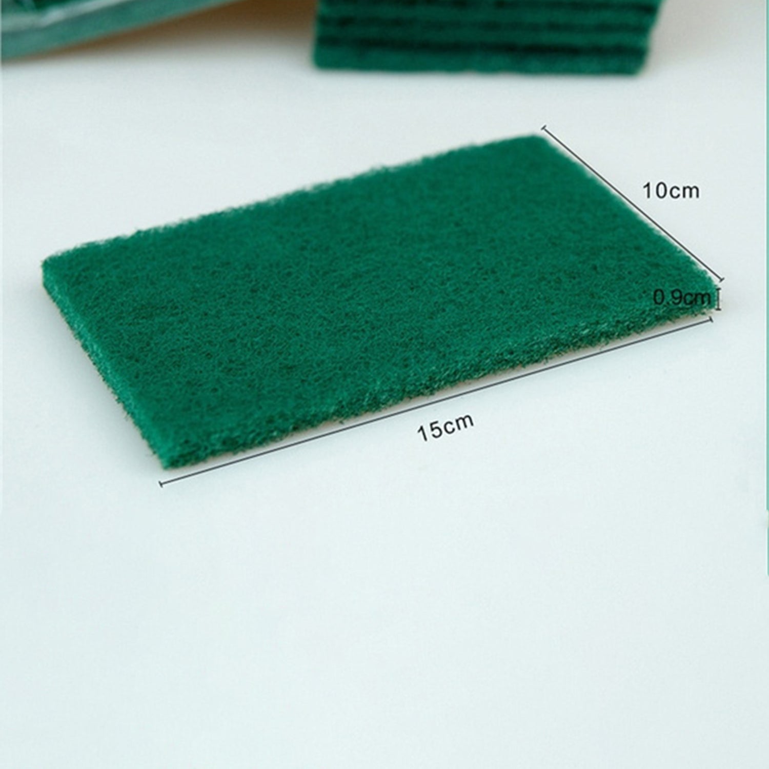 3410 Scrub Sponge Cleaning Pads Aqua Green  10PCS 