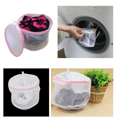 Small Round Laundry Bag (1 Pc): Ideal for Socks & Underwear