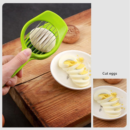 Multipurpose Slicer with Seven Blades, Egg Slicers Stainless Slicer, Strawberry, Tomato, Kiwi, Fruit Cutter, Divider Separator