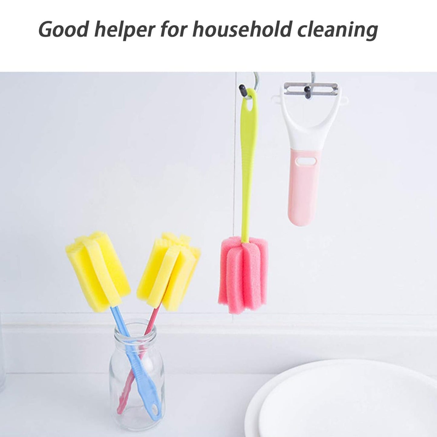 Sponge Head Household Kitchen Cleaning Tool (20Cm)