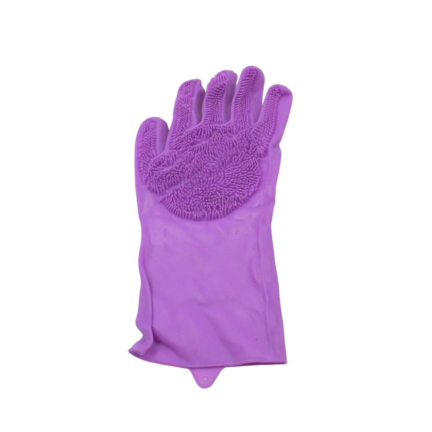 Single Left-Handed Silicone Dishwashing Glove: Scrubber, Reusable, Kitchen Cleaning