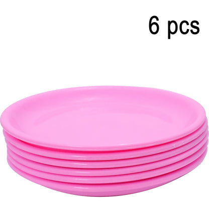 2185 Round Shaped Mini Soup Plates/Dishes - 6 pcs 