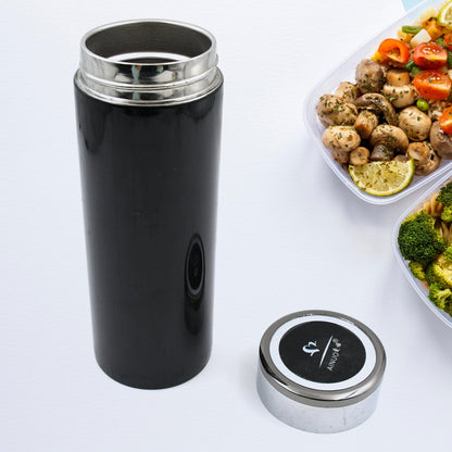 Stainless Steel Water Bottle Leak Proof, Rust Proof, Hot & Cold Drinks, Gym Sipper BPA Free Food Grade Quality, Steel fridge Bottle For office / Gym / School (350 ML)