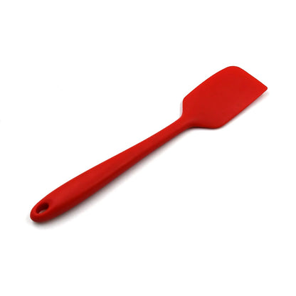 SILICONE SPATULA NON-STICK CREAM SCRAPER PRACTICAL DURABLE HOUSEHOLD CAKE BREAD RUBBER SPATULA FOR COOKING BAKING  (28cm)