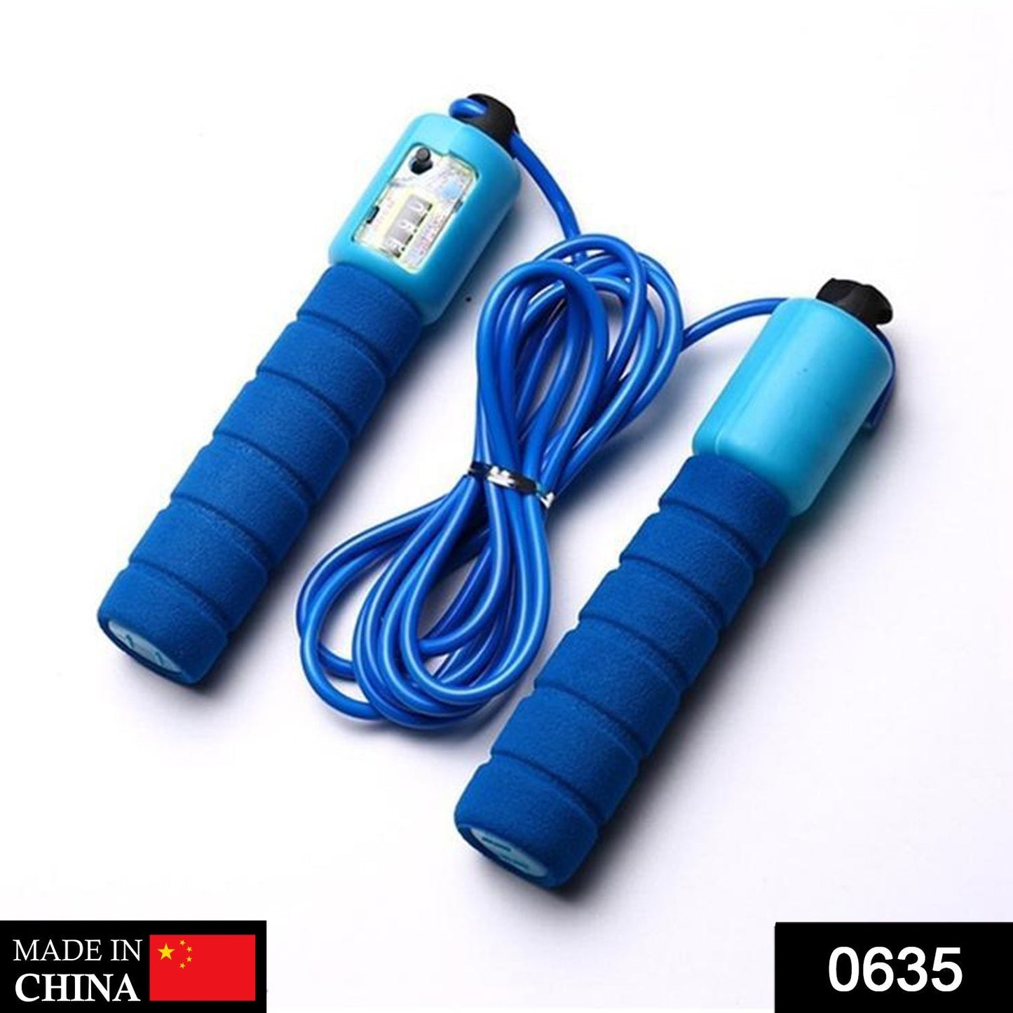 635 Electronic Counting Skipping Rope (9-feet) 