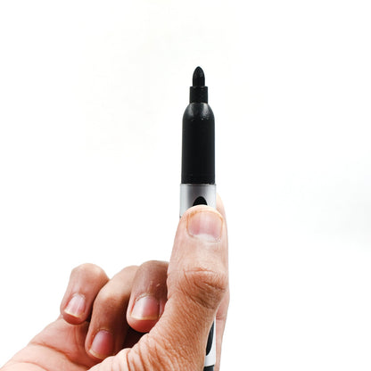 9018 10 Pc Black Marker used in all kinds of school, college and official places for studies and teaching among the students. 