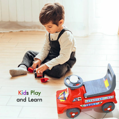 Baby Ride on Push Car for Kids | Kids Baby Big Car Ride on Toy with Backrest Musical Horn For Children Kids Toy Ride-on, Truck, Etc Suitable for Kids Boys / Girls  | Ride on Baby Car for Kids to Drive Boys, Girls