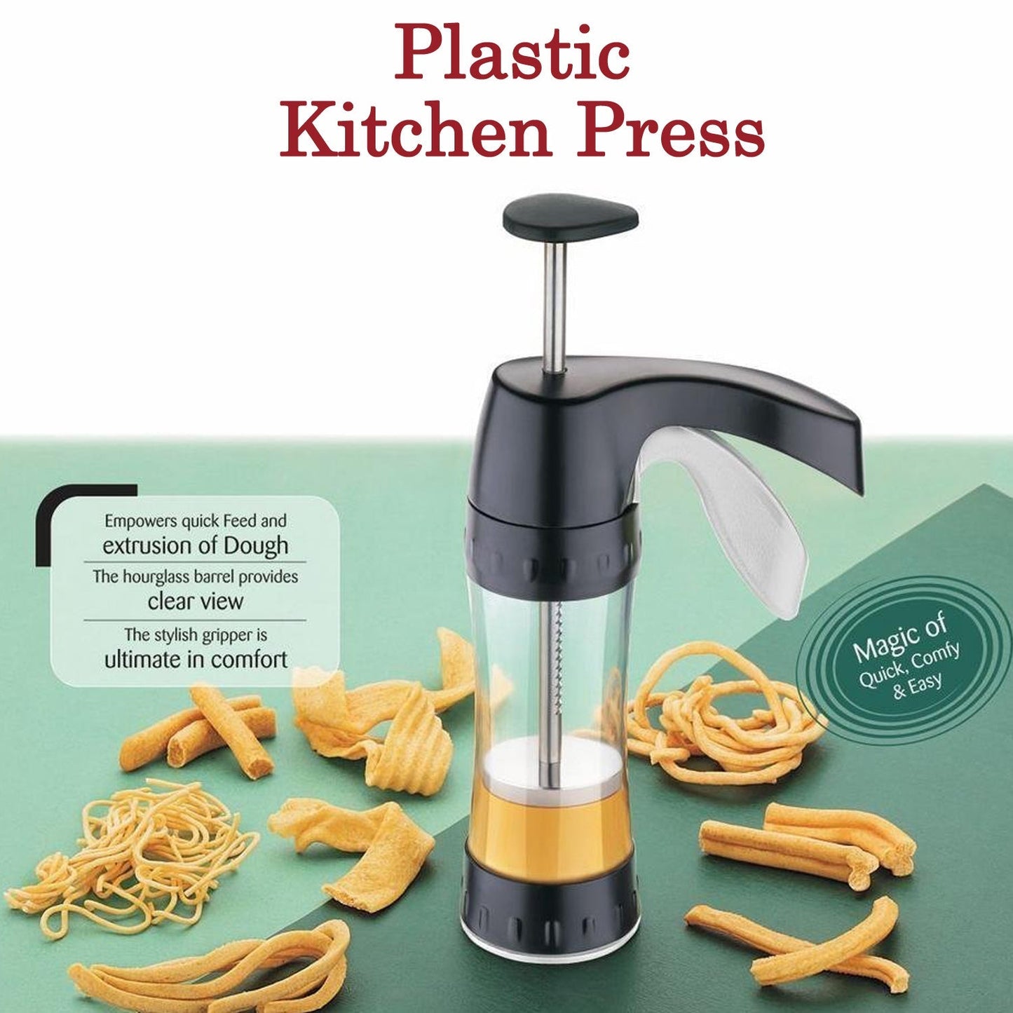 Plastic Kitchen Press Aluminum Base used in all kinds of places, mostly household kitchens while making dishes and tortillas etc.