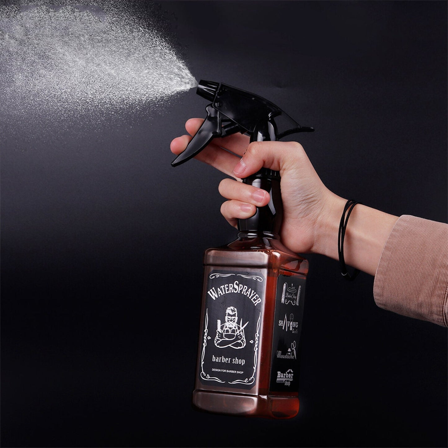 9022 Vintage Hairdressing Spray Bottle For Salon Barber Hair Tools Water Sprayer 