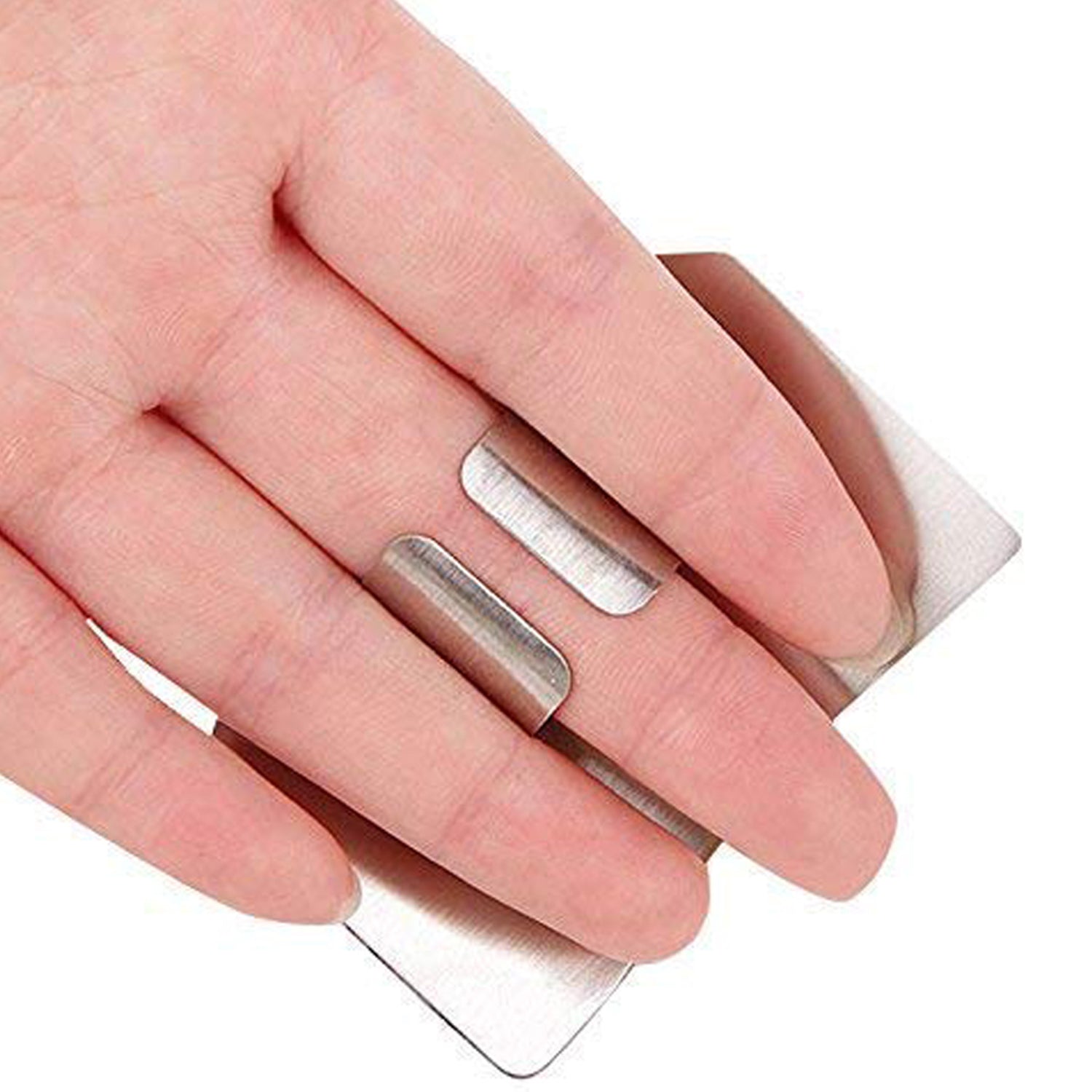 2265A Stainless Steel Two Finger Grip Cutting Protector Hand Guard 