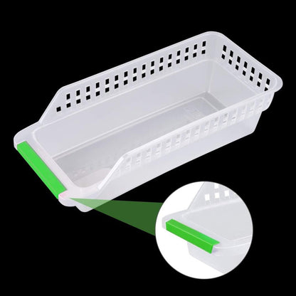 Kitchen Plastic Space Saver Organizer Basket Rack- 4 pcs