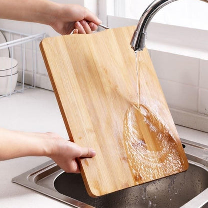 Wooden Chopping Board Big Size Kitchen Chopping Board Household Cutting Board Knife Board Vegetable Cutting and Fruit Multi-purpose Steel Vs Wooden Sticky Board Cutting board For Kitchen Use