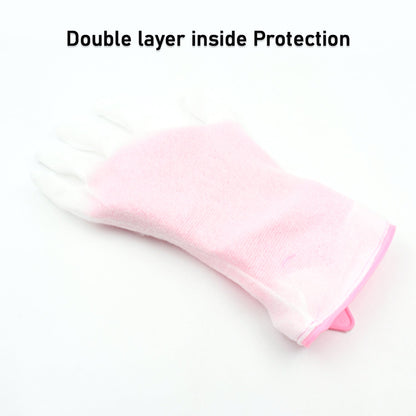 Dishwashing Gloves with Scrubber| Silicone Cleaning Reusable Scrub Gloves for Wash Dish Kitchen| Bathroom| Pet Grooming Wet and Dry Glove (1 Pair, 155Gm)