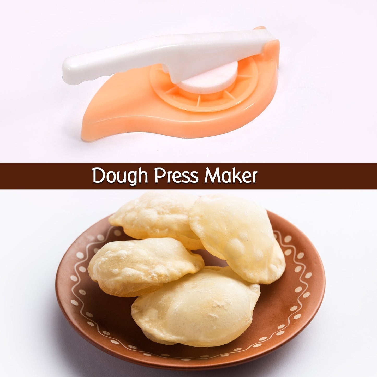 Puri Chapati Press Machine Plastic For Kitchen Use ( 1 pcs )