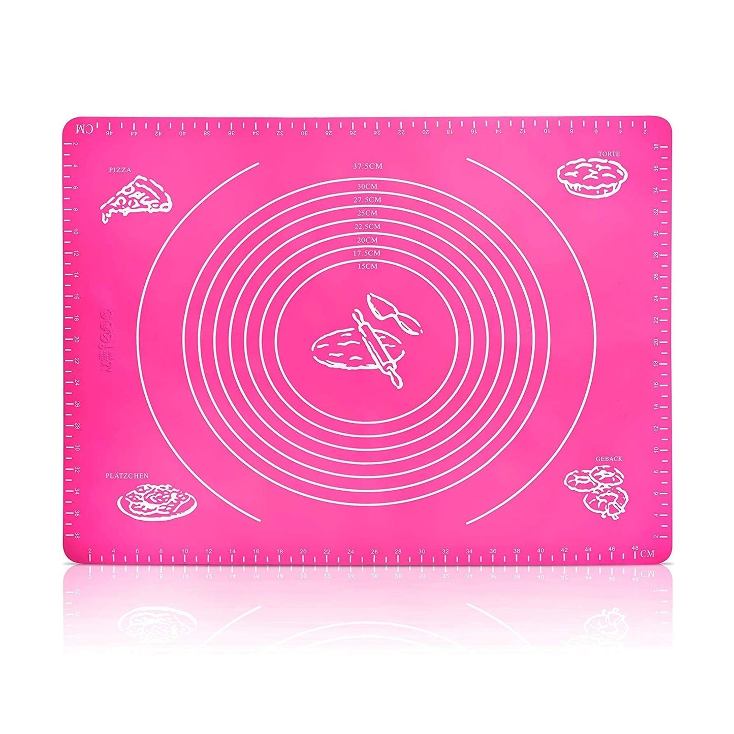 2585 Rolling Mat Silicone Baking Mat Fondant Mat Sheet Chapati 