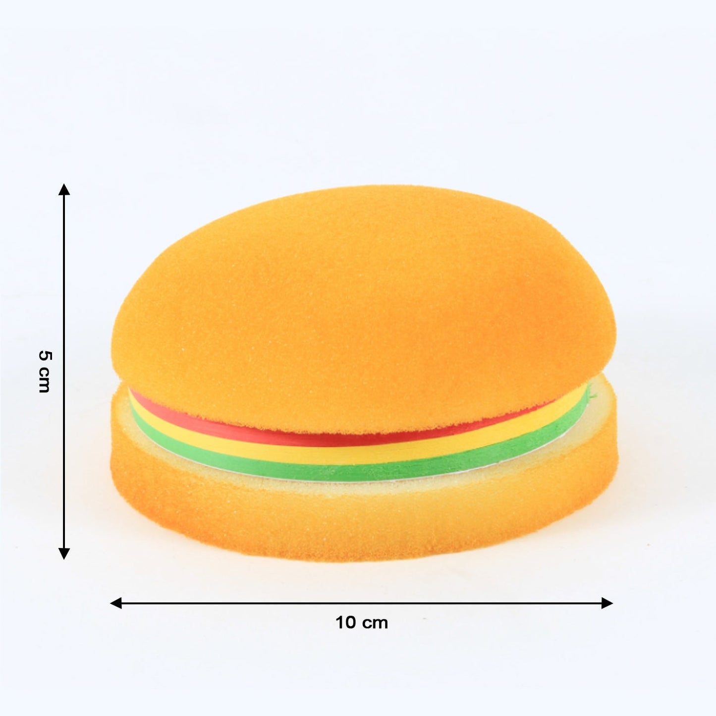 8073 Burger Shaped Notepad / Sticky Notes / Memo Pads, Unique Mini Notes (Multicolor) 