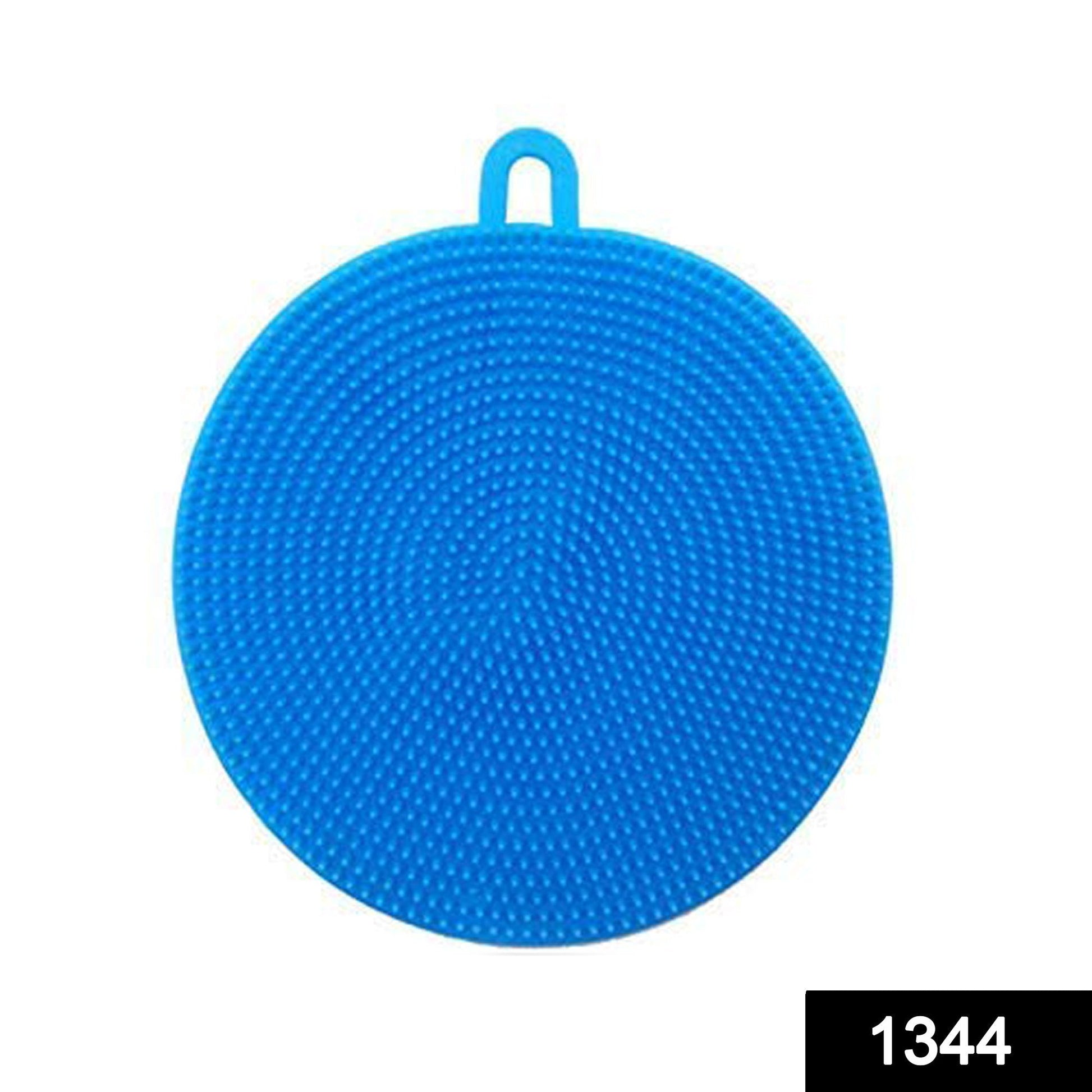 1344 Silicone Dish Scrubber Sponge Mildew Free, Non Stick, Heat Resistant 