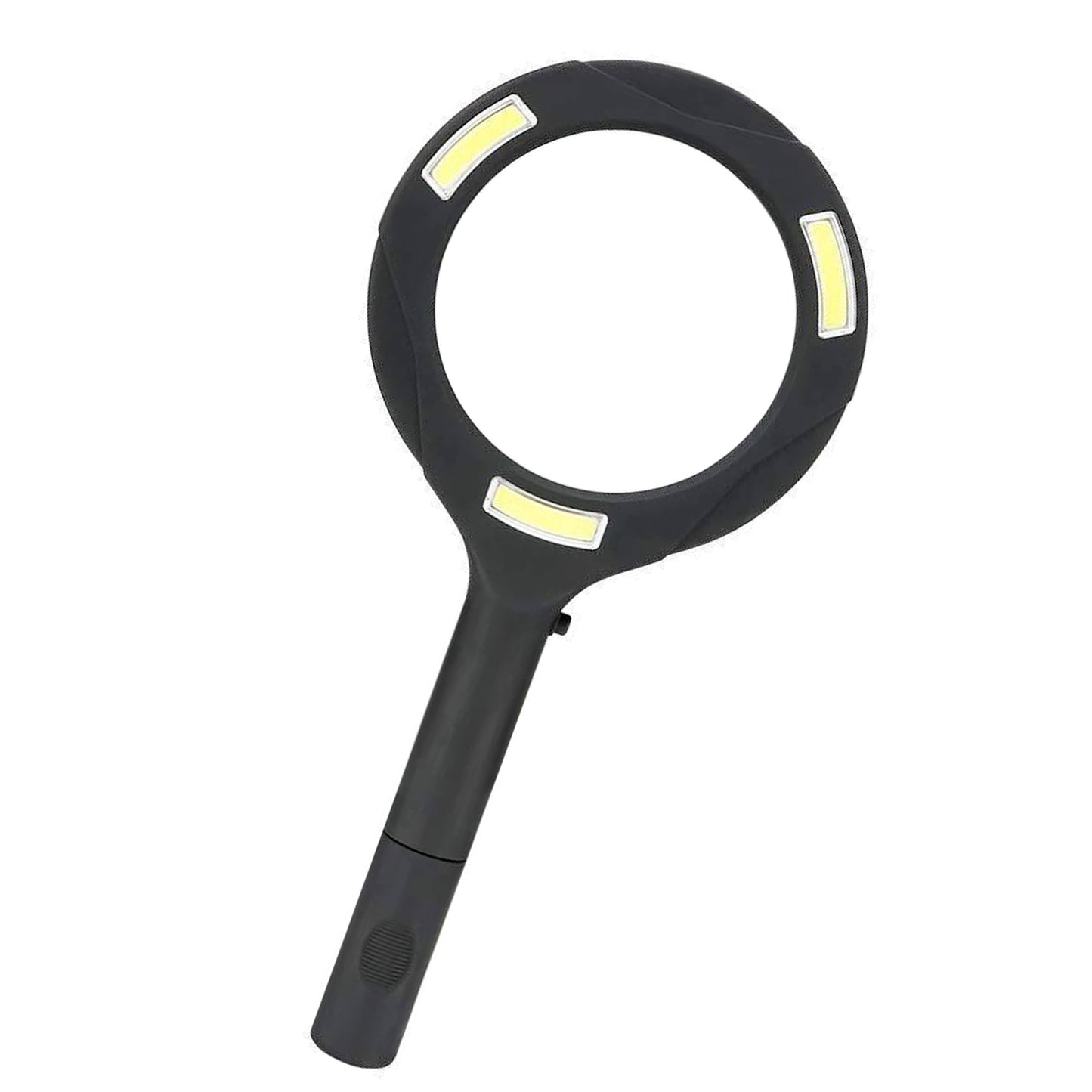 1573 Magnifying Glass with 3 Led Light 3X Power and Rubberized Handle 