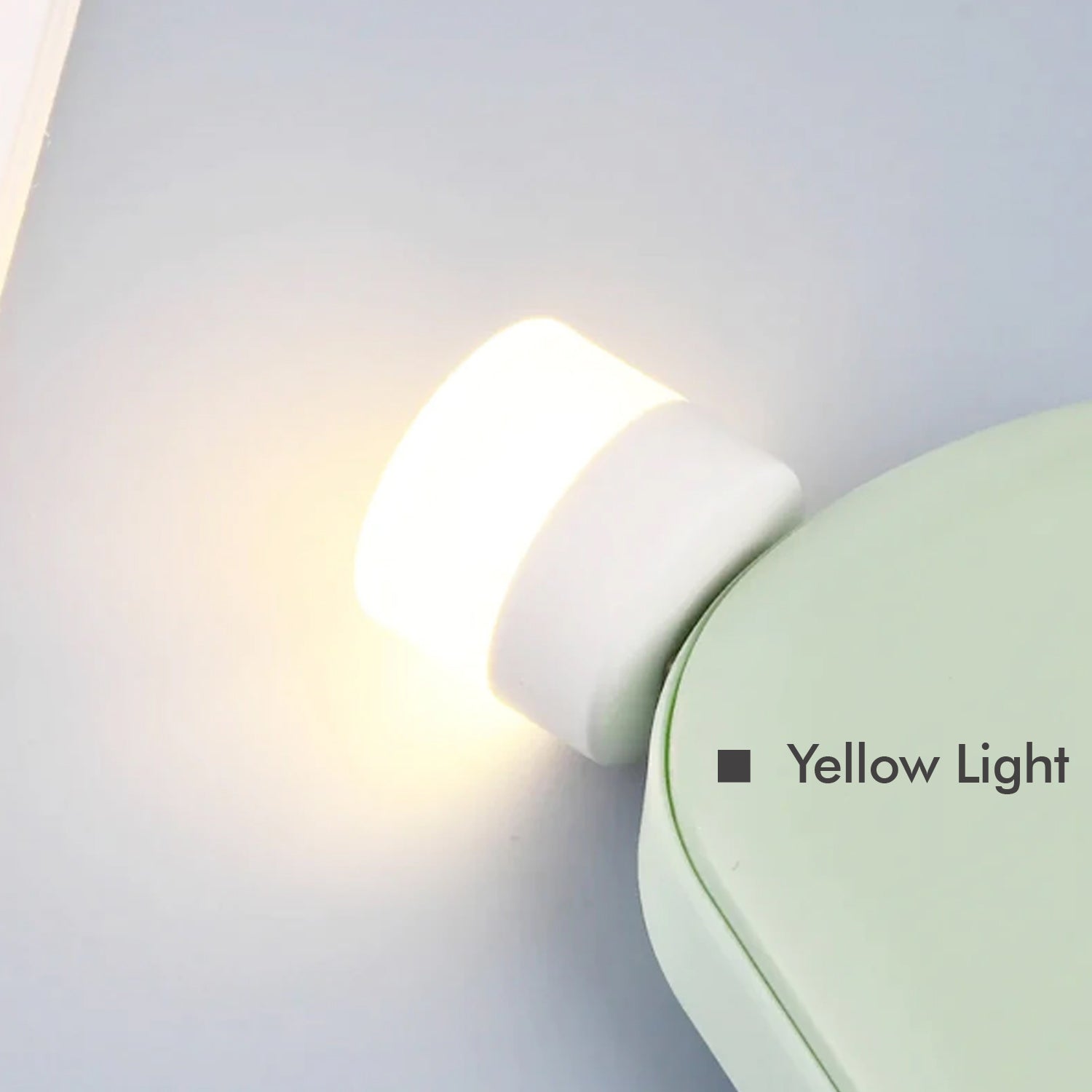 6096A Small USB Bulb used in official places for room lighting purposes. (Yellow Color) 