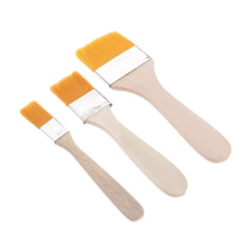 1117 Artistic Flat Painting Brush - Set of 3 