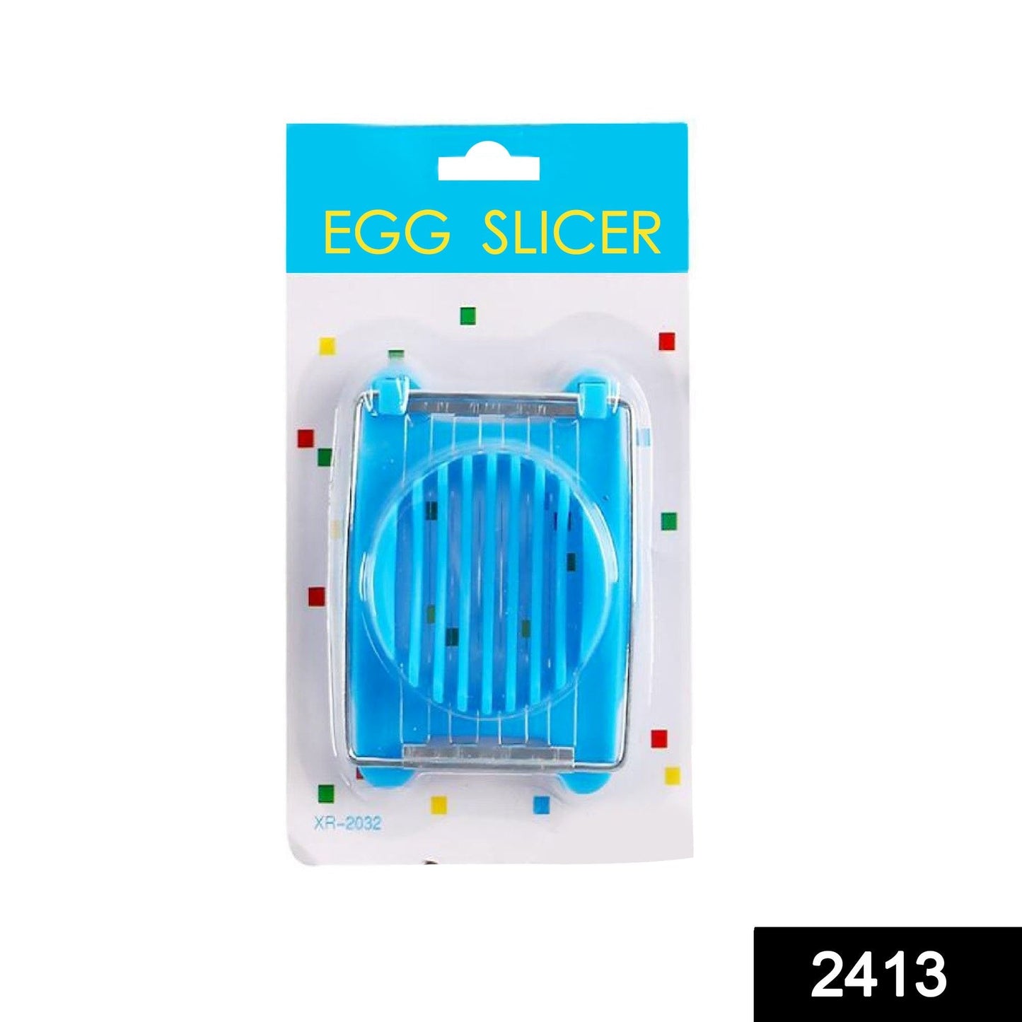 2413 Plastic Multi Purpose Egg Cutter/Slicer with Stainless Steel Wires 