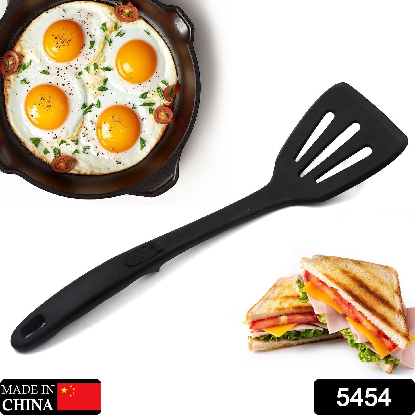 Kitchen Spatula, 1 Piece Kitchen Utensils, Egg, Fish, Pan, Fried Spatula, Kitchen Utensils (35 cm)