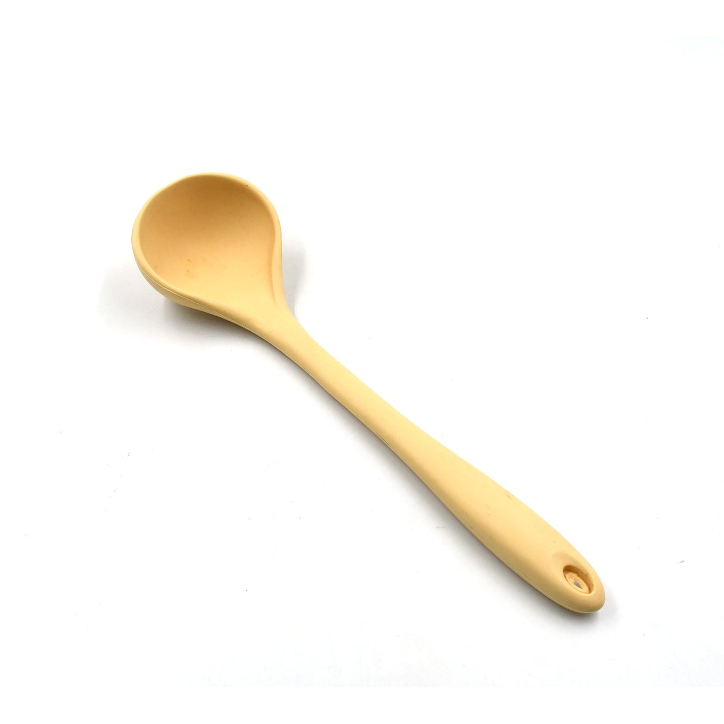 Silicone Ladle Spoon, Heat Resistant Soup Ladle Scoop Spatula with Hygienic Solid Coating FDA Grade (28cm)