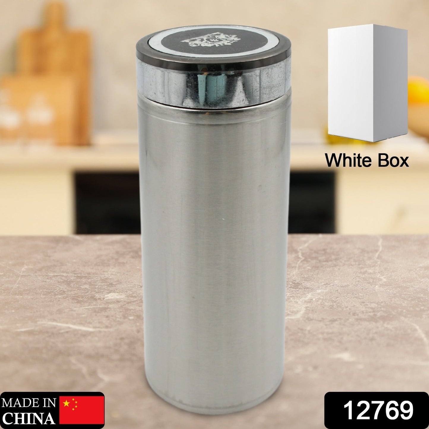 Stainless Steel Water Bottle Leak Proof, Rust Proof, Hot & Cold Drinks, Gym Sipper BPA Free Food Grade Quality, Steel fridge Bottle For office / Gym / School (350 ML Approx)