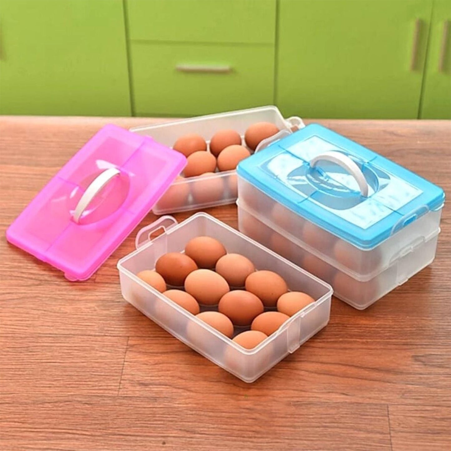 2315A Double Layer 24 Grid Egg Storage Box for Egg Storage Container 