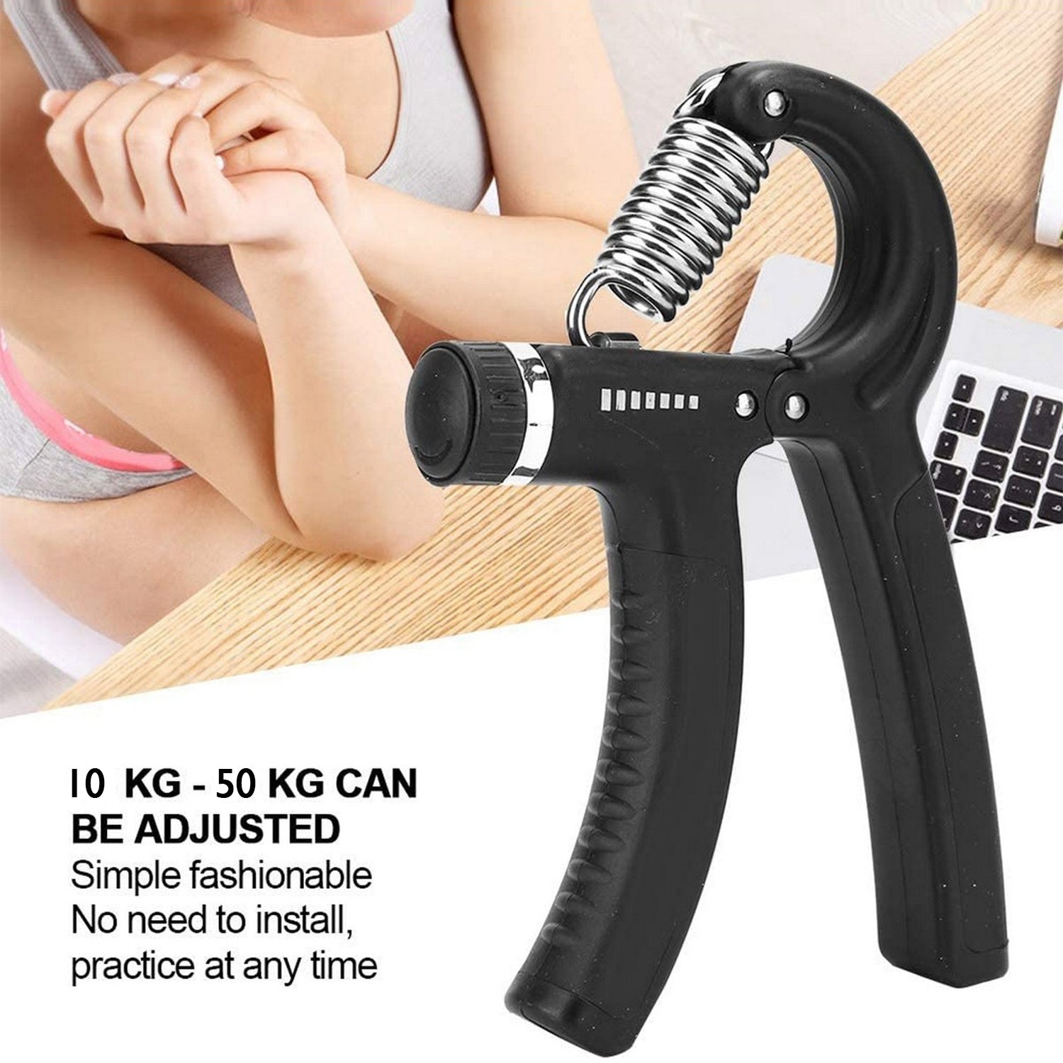 6089 Non-Slip Gripper for Athletes Hand Rehabilitation Exercising 