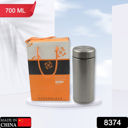 VACUUM BOTTLE, DOUBLE WALL VACUUM MUG, STAINLESS STEEL WATER BOTTLE, TEA CUP FOR SCHOOL, OFFICE AND OUTDOORS (700ML)